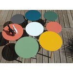 Table basse de jardin en acier massai 45 cm