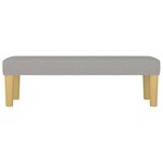 Banc banquette 100 x 30 x 30 cm tissu gris clair 02_0010680