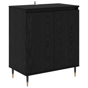 vidaXL Buffet Chêne noir 60 x 35 x 70 cm Bois d'ingénierie