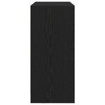 vidaXL Buffet avec tiroirs et portes chêne noir 70 5x34x74 5 cm