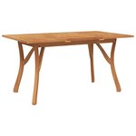 vidaXL Ensemble à manger de jardin 5 Pièces Bois d'acacia solide