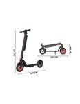 Wegoboard - trottinette runway plus (jusqu'à 35 km d'autonomie) - noir/rouge