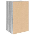 vidaXL Bibliothèque sonoma gris 31x24x52 cm bois d'ingénierie