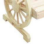 vidaXL Chaises de jardin Adirondack lot de 4 bois de sapin massif
