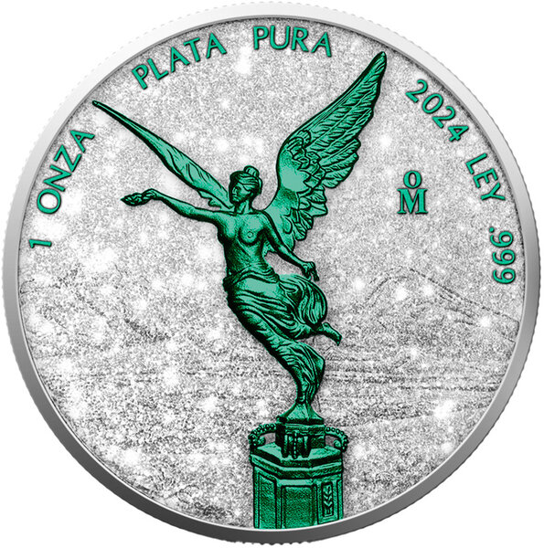 Monnaie LIBERTAD Diamond Dust Poison 1 Oz Argent Mexico 2024 (PRÉCOMMANDE)