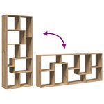 vidaXL Étagère séparatrice de pièce chêne artisanal 67x25x161 5 cm