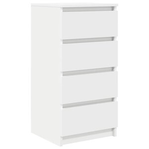 vidaXL Buffet blanc 37 5x35x76 cm bois d'ingénierie