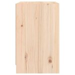 vidaXL Table de chevet 40x31x50 cm bois de pin massif