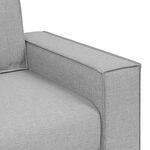 vidaXL Canapé Fauteuil Gris Nuage 100x78x84 cm Tissu