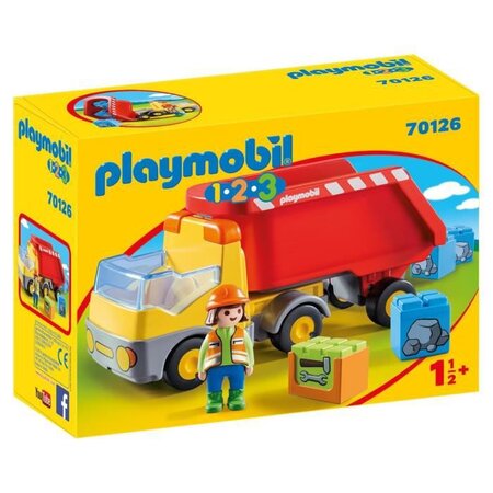 Playmobil 70126 - playmobil 1.2.3 - camion benne