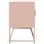 vidaXL Meuble TV rose 100 5x39x60 5 cm acier laminé à froid