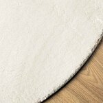 vidaXL Tapis HUARTE Crème 120 x 170 cm Polyester