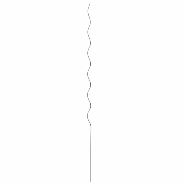vidaXL Soutien de plante 20 pc Argenté 150 x 0 6 x 0 6 cm Acier