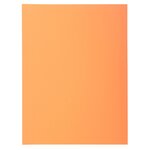 Paquet De 50 Chemises 2 Rabats Super 210 - 24x32cm - Orange - X 5 - Exacompta