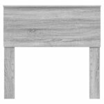 vidaXL Tête de lit Gris Sonoma 80 cm Bois d'ingénierie