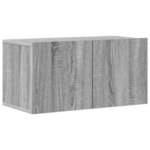 vidaXL Ensemble de meubles TV 4 Pièces Sonoma gris Bois d'ingénierie