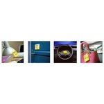 Bloc-note cube Super Sticky Notes 76 x 76 mm 440 Feuilles Rainbow POST-IT