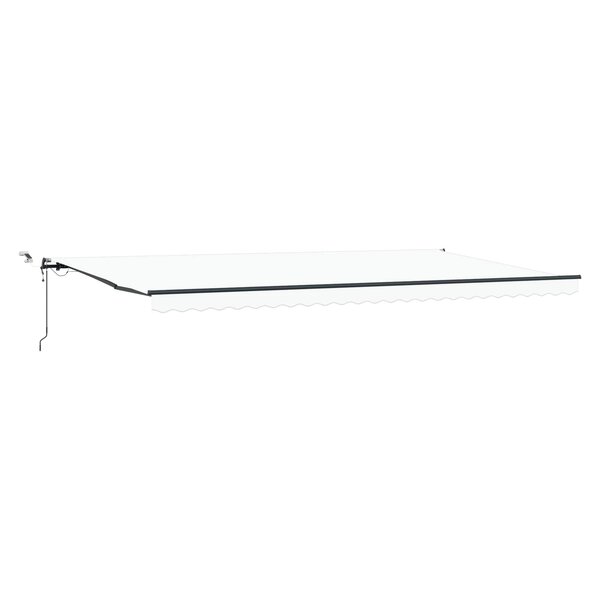 vidaXL Tissu de auvent Blanc 600 × 300 cm Polyester