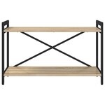 vidaXL Bibliothèque Chêne sonoma 80 x 30 x 48.5 cm Bois d'ingénierie