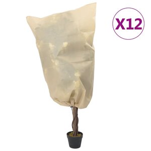 vidaXL Housses de protection pour plantes avec cordon de serrage 12Pièces