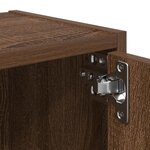 vidaXL Bibliothèque chêne marron 40x24x102 cm bois d'ingénierie