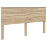 vidaXL Lit de Rangement Chêne Sonoma 180 x 200 cm Bois d'ingénierie
