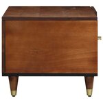 vidaXL Table basse Marron miel 80 x 50 x 40 cm Bois de mangue massif
