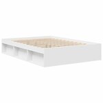 vidaXL Cadre de lit sans matelas blanc 140x200 cm