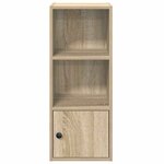 vidaXL Bibliothèque chêne sonoma 31x24x77 cm bois d'ingénierie