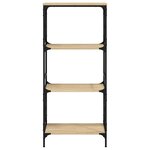 vidaXL Bibliothèque à 4 niveaux chêne sonoma 59x35x132 cm