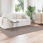 vidaXL Tapis d'intérieur LUGO Taupe 120 x 170 cm Polyester