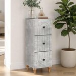 vidaXL Armoire à tiroirs 33 x 34 5 x 90 cm Bois d'ingénierie