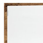 vidaXL Miroir de salle de bain à LED vieux bois bois d'ingénierie