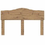 vidaXL Tête de lit Chêne artisanal 140 cm Bois d'ingénierie