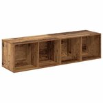 vidaXL Ensemble meuble TV 2 Pièces Bois Ancien 37 x 37 x 142 5 cm