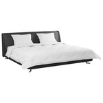 vidaXL Duvet d'hiver avec oreiller 3 pc Blanc Microfibre