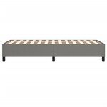 vidaXL Cadre de lit Gris foncé 80x200 cm Tissu