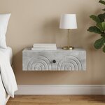 vidaXL Table d'appoint murale 59 x 34 5 x 17 cm Bois d'ingénierie