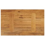 vidaXL Dessus de table 60x30x2 5 cm rectangulaire bois massif manguier