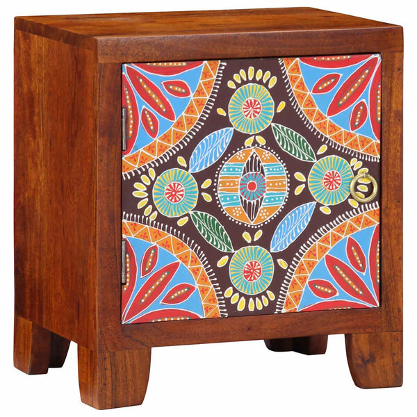 vidaXL Table de chevet 40x30x45 cm bois d'acacia massif