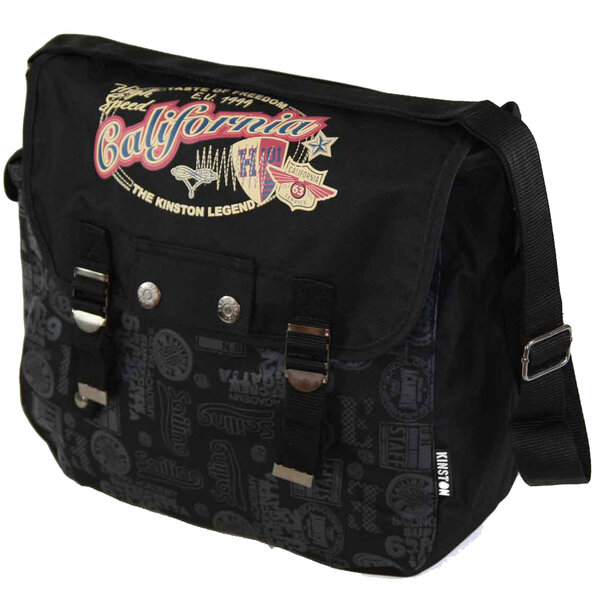 Sacoche style us california coloris noir