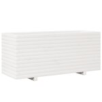 vidaXL Jardinière blanc 110x40x49 5 cm bois de pin massif