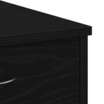 vidaXL Bureau Chêne noir 80 x 40 x 75 cm Bois d'ingénierie