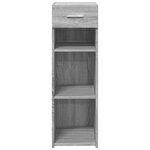 vidaXL Buffet sonoma gris 30x42 5x93 cm bois d'ingénierie