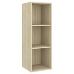 vidaXL Ensemble de meubles TV 4 Pièces Chêne sonoma Bois d'ingénierie