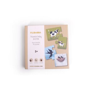 Puzzle maman et ses bebes - animaux de la ferme