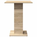 vidaXL Table de bistro Chêne sonoma 60x60x75 cm Bois d'ingénierie