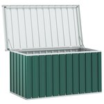 vidaXL Coffre de rangement de jardin Vert 129x67x65 cm