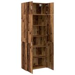 vidaXL Armoire de rangement 3 Pièces Bois ancien