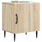 vidaXL Cabinet de chevet 2 Pièces Chêne Sonoma 43 x 34 5 x 50 cm